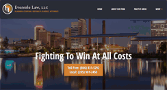 Desktop Screenshot of eversolelawfirm.com