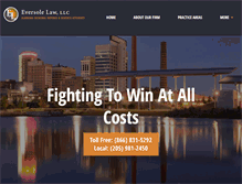 Tablet Screenshot of eversolelawfirm.com